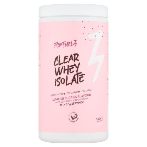 Femfuelz Clear Whey Isolate Summer Berries (500 g)