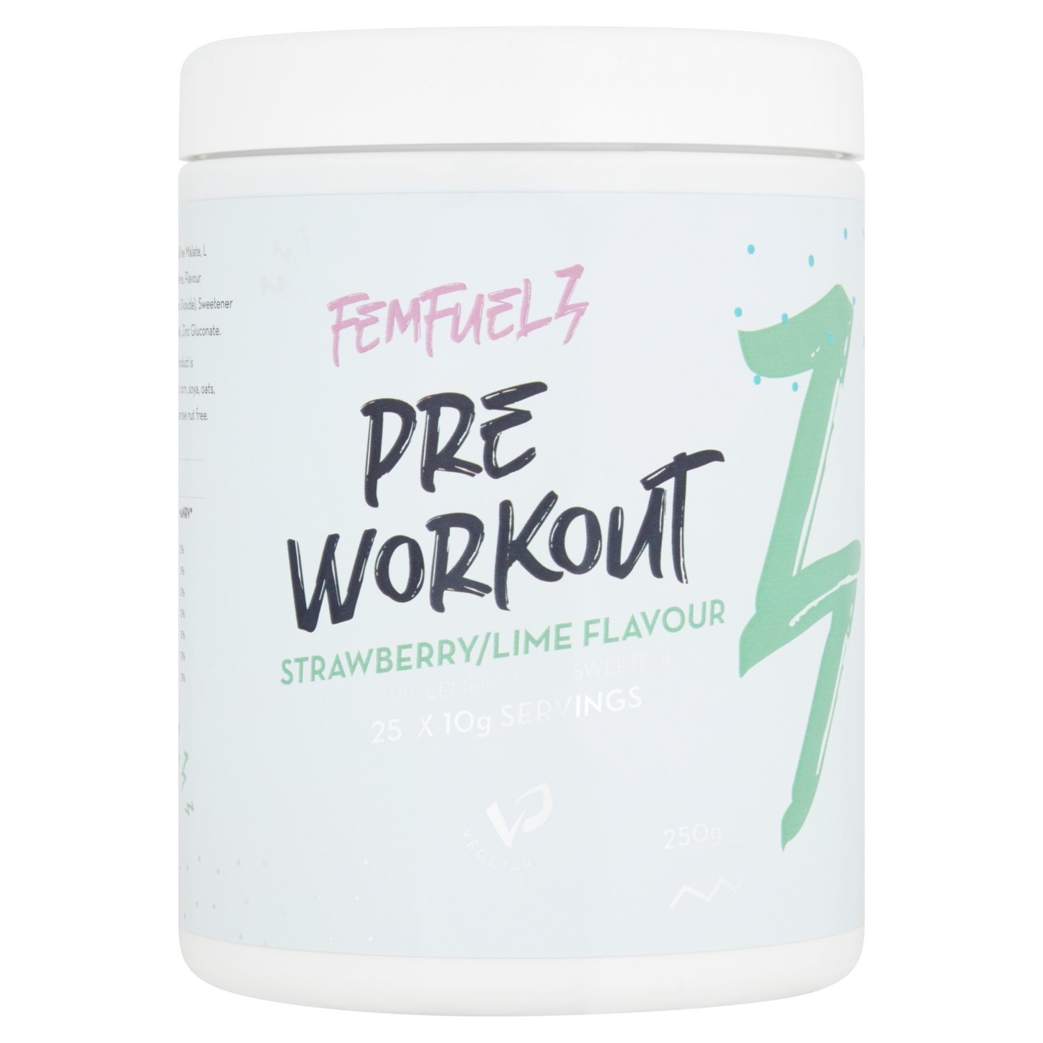 Femfuelz Pre Workout Strawberry & Lime (250 g)