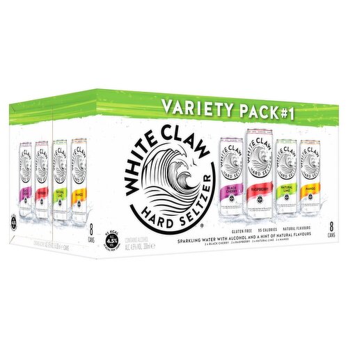 White Claw Variety Cans 8 Pack (330 ml) Storefront EN