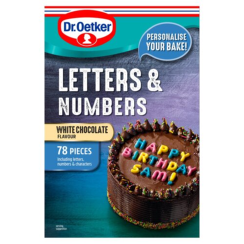 Dr Oetker Choc Letters & Numbers (115 g)