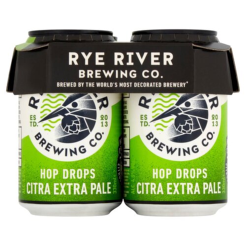 Rye River Hop Drops Citra Extra Pale Cans 4 Pack (330 ml)