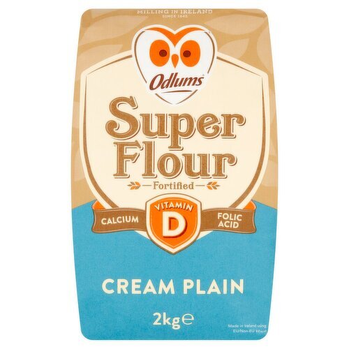 Odlums Super Flour Cream Plain Flour (2 kg)