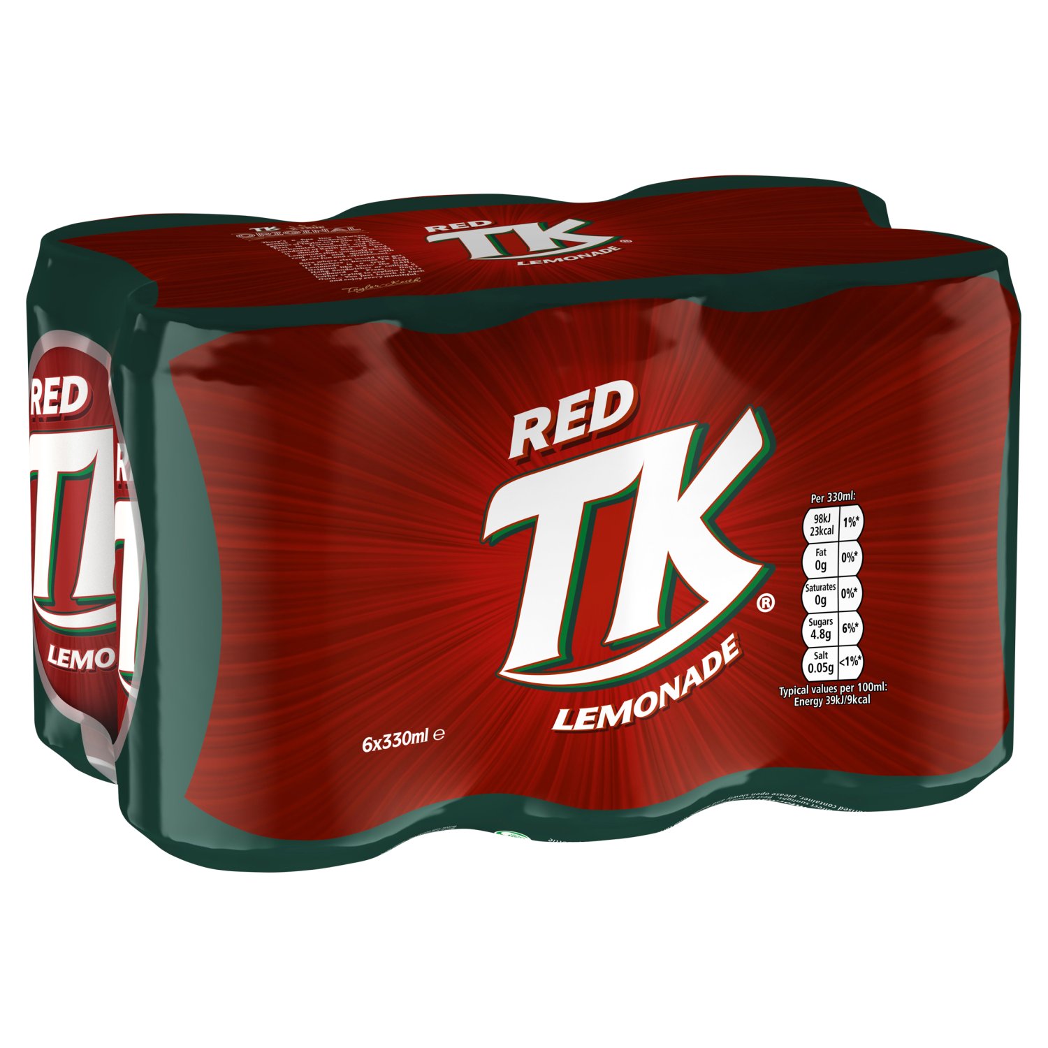 TK Red Lemonade 6 Pack Cans (330 ml)