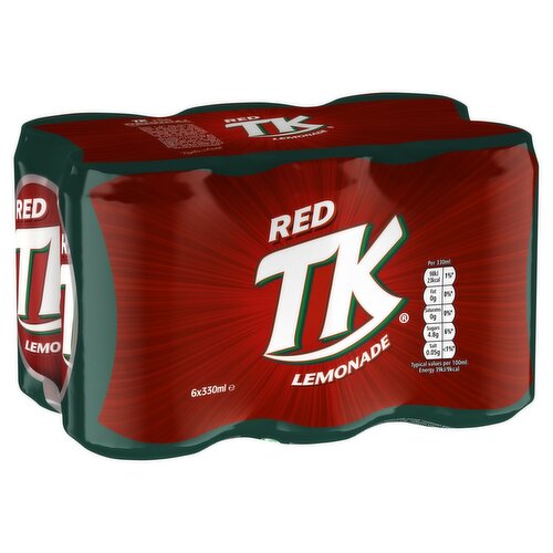 TK Red Lemonade Can 6 Pack (330 ml)