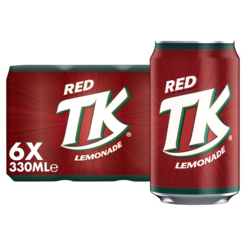 T.K. Red Lemonade Can 6 Pack (330 ml)