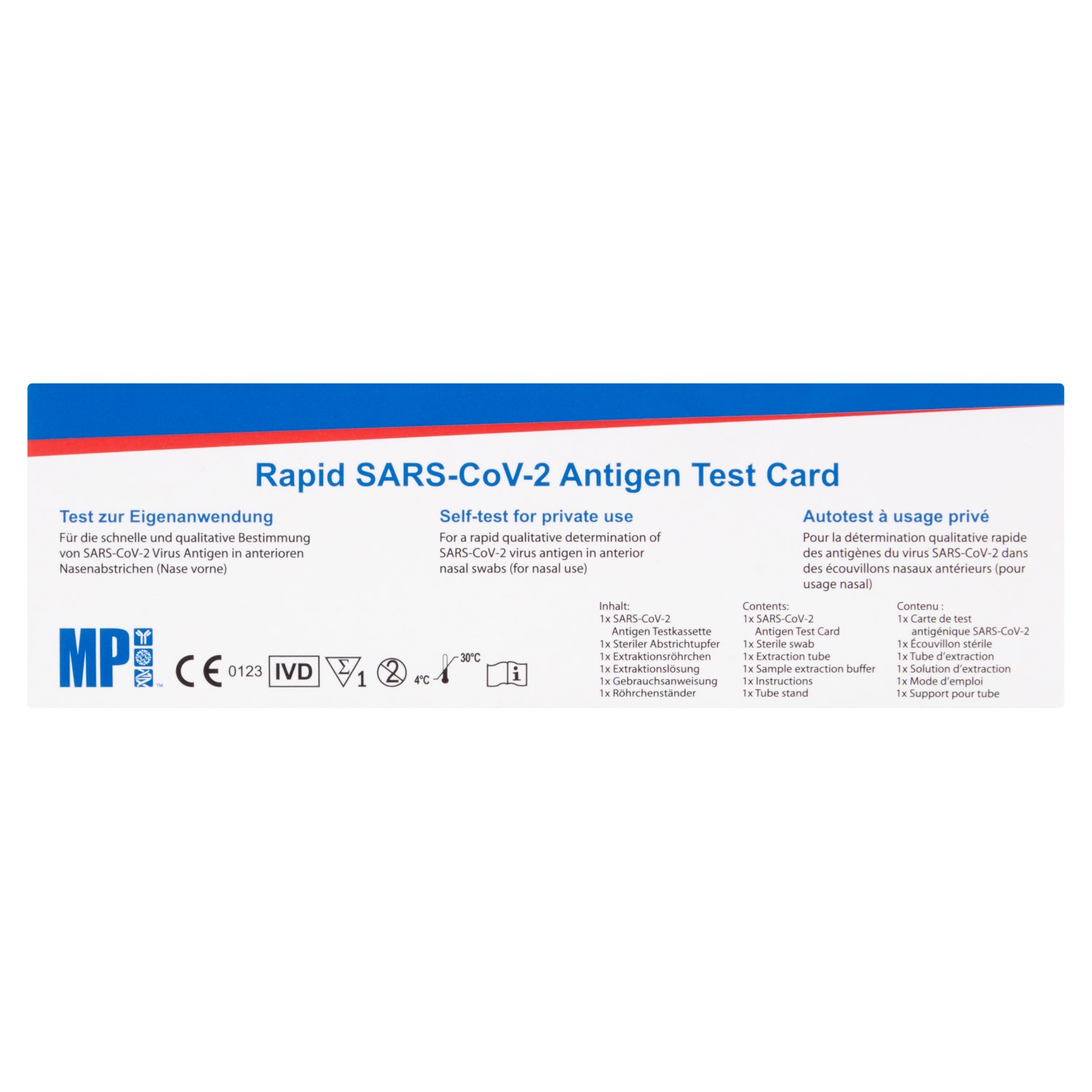 Rapid Sars - Cov-2 Antigen Test Card (22 g)