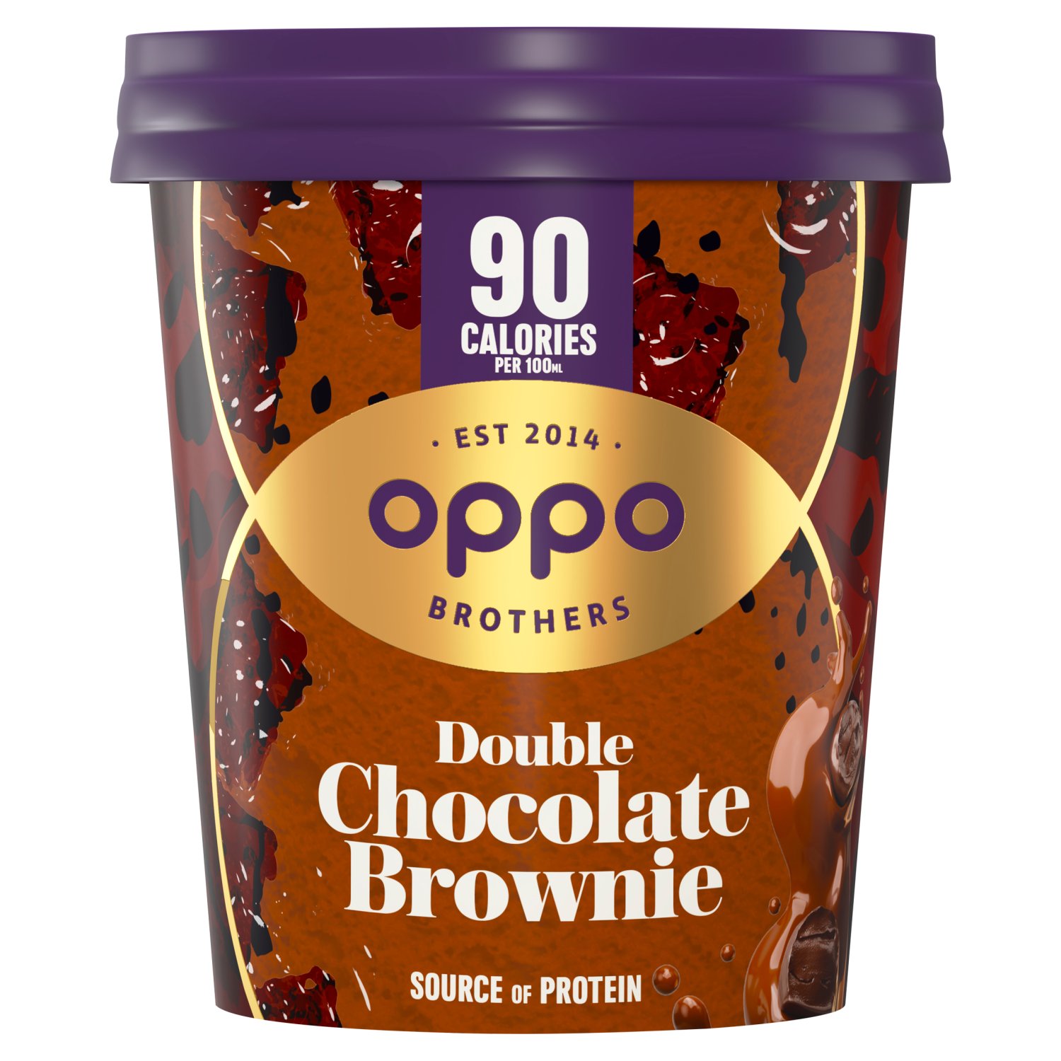 Oppo Double Chocolate Brownie Ice Cream (475 ml)