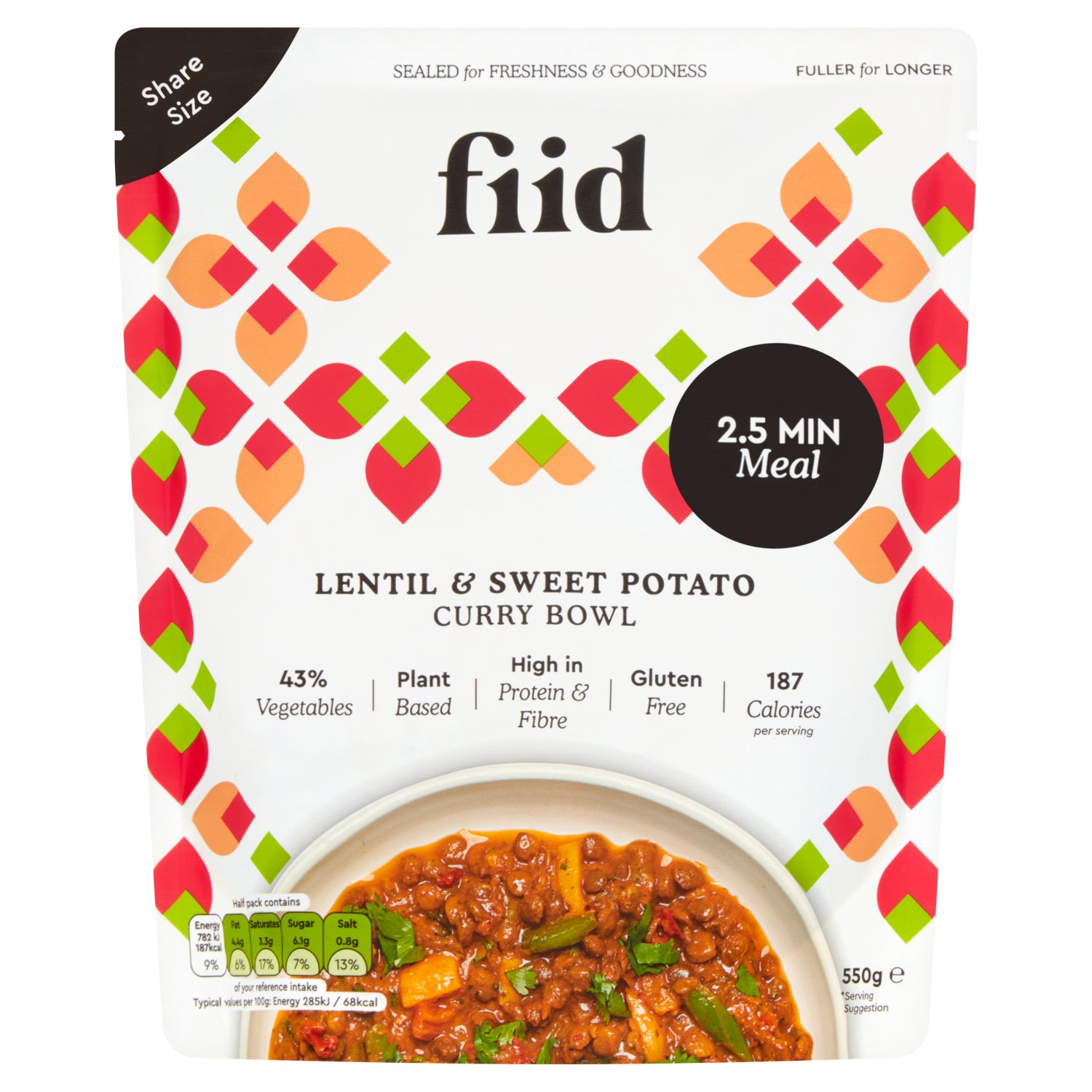 Fiid Aromatic Lentil & Sweet Potato Curry (550 g)