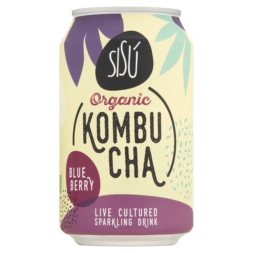 Sisu Organic Kombucha Blueberry (330 ml)