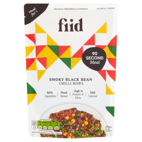 Fiid Smoky Black Bean Chilli (275 g)