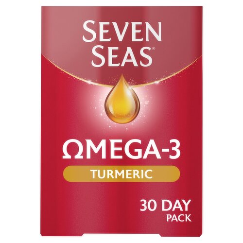 Seven Seas Omega-3 With Tumeric 30 Caps & 30 Tabs (60 Piece)