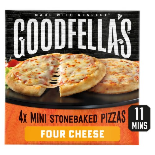 Goodfella's 4 Mini Pizzas Four Cheeses (372 g)