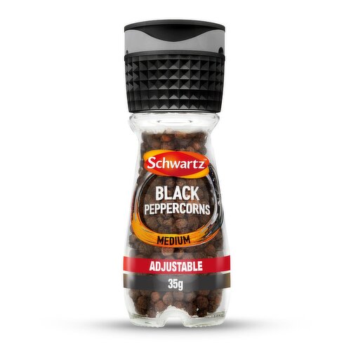 Schwartz Grinder Black Peppercorns (35 g)