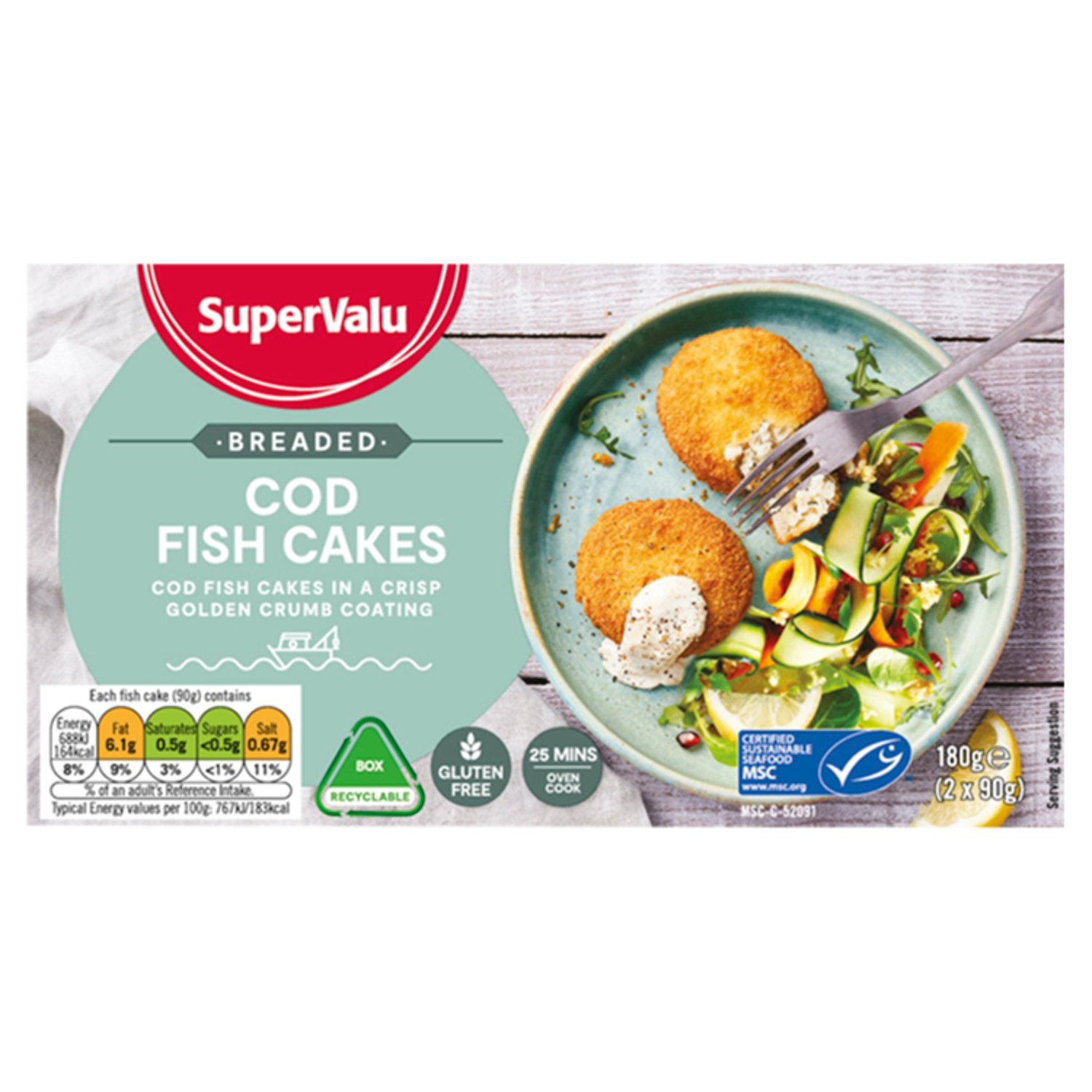 SuperValu Cod Fish Cakes (180 g)