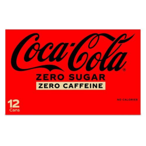 Coke Zero Caffeine Free Cans 12 Pack (330 L) Storefront EN