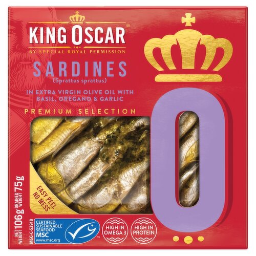 King Oscar Sardines Basil (106 g)