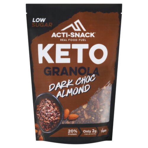 Acti Snack Dark Chocolate Almond Keto Granola (300 g)