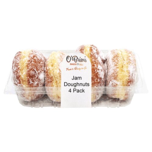 O'Brien's Jam Doughnuts 4 Pack (4 Piece)