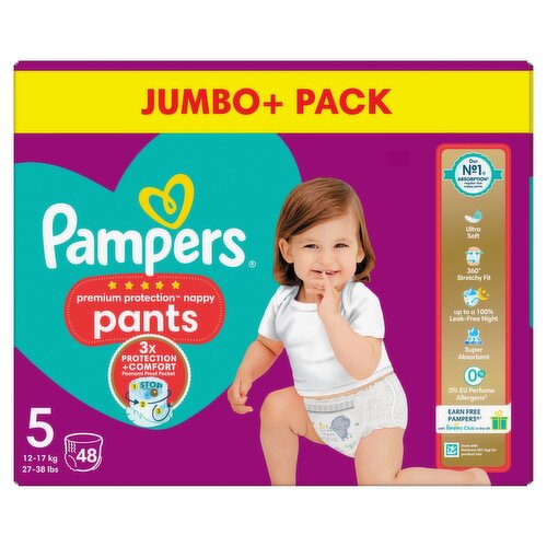 Pampers premium pull deals ups size 5