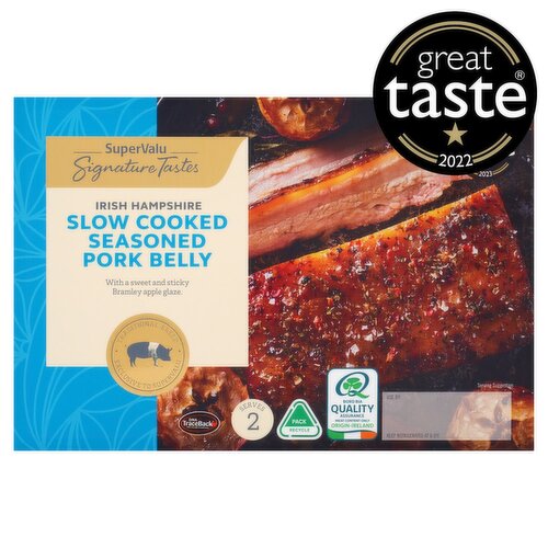 Signature Tastes Irish Hampshire Slow Cooked Pork Belly 600g (600 g)