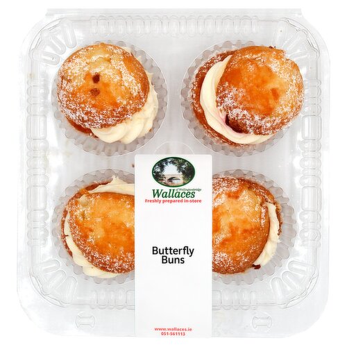 Wallace's Butterfly Buns 4 Pack (1 Piece)