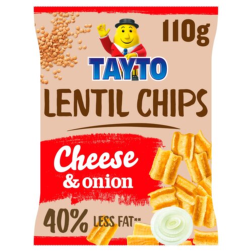Tayto Lentil Chips Cheese & Onion Share Bag (110 g)