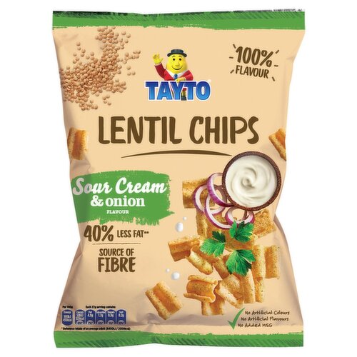 Tayto Lentil Chips Sour Cream Onion Share Bag G Storefront En