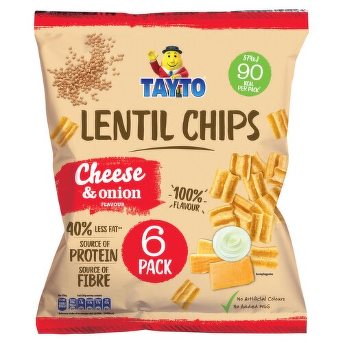 Tayto Lentil Chips Cheese Onion Pack G Storefront EN