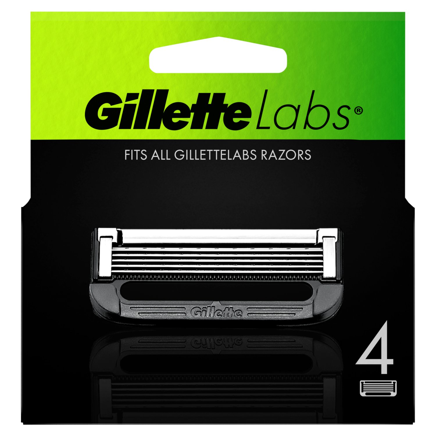 Gillette Labs Razor Blades Refill 4 Pack (4 Piece)