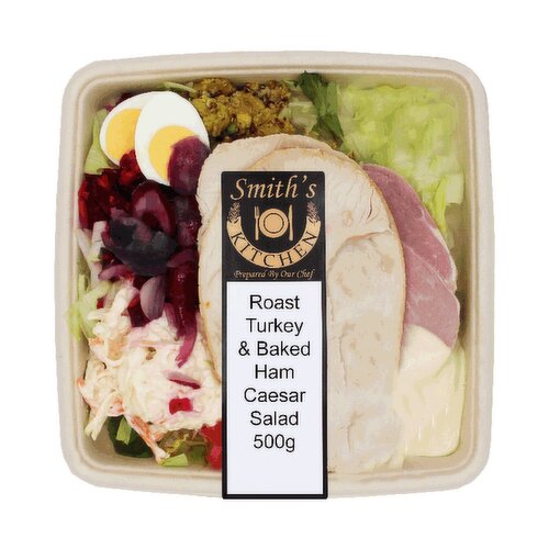 Smith's Kitchen Roast Turkey & Baked Ham Caesar Salad (500 g)