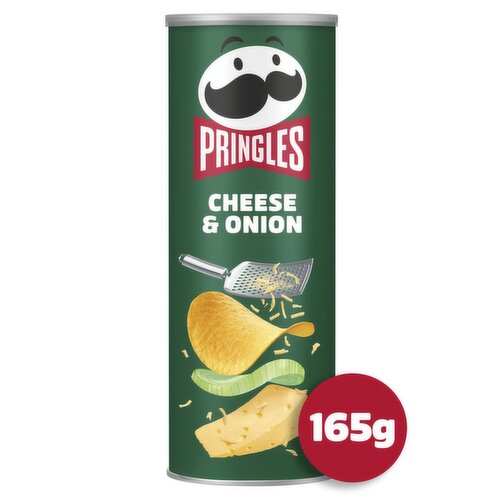 Pringles Cheese & Onion Crisps (165 g)