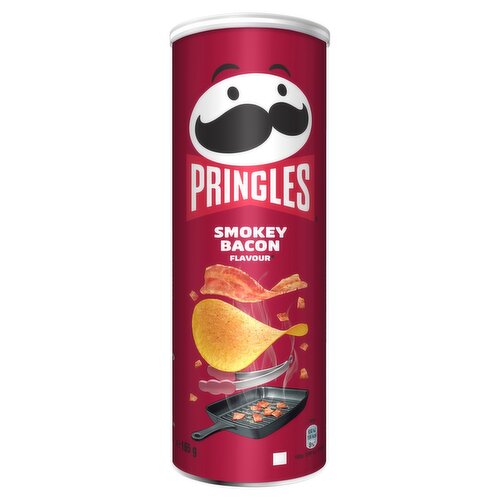 Pringles Smokey Bacon Crisps (165 g)