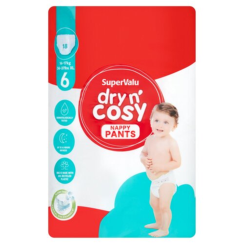 SuperValu Size 6 Nappy Pants (18 Piece) - Storefront EN