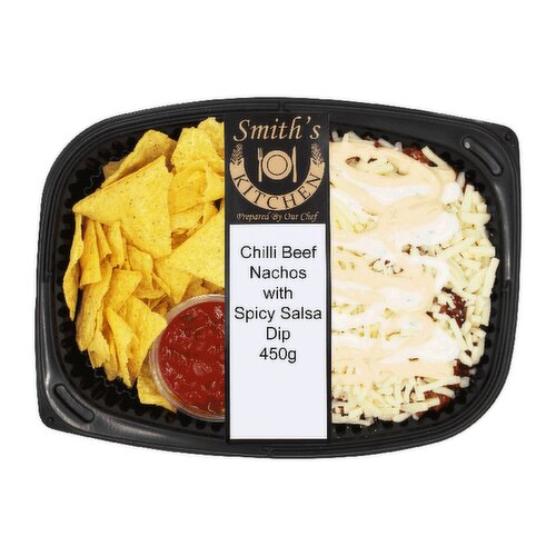 Smith's Kitchen Chilli Beef Nachos With Spicy Salsa Dip (450 g)