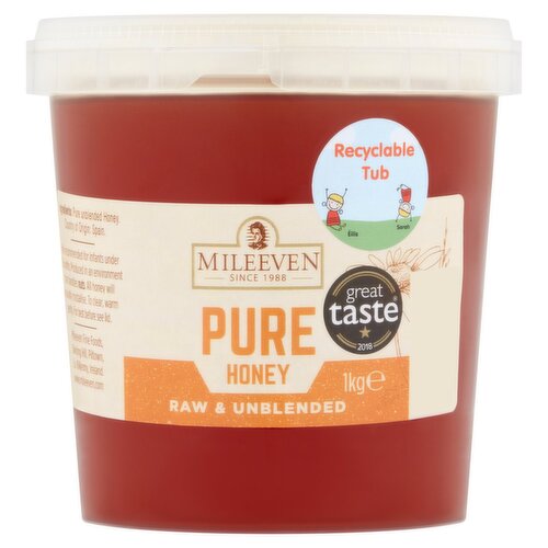 Mileeven Pure Honey Raw & Unblended (1 kg)