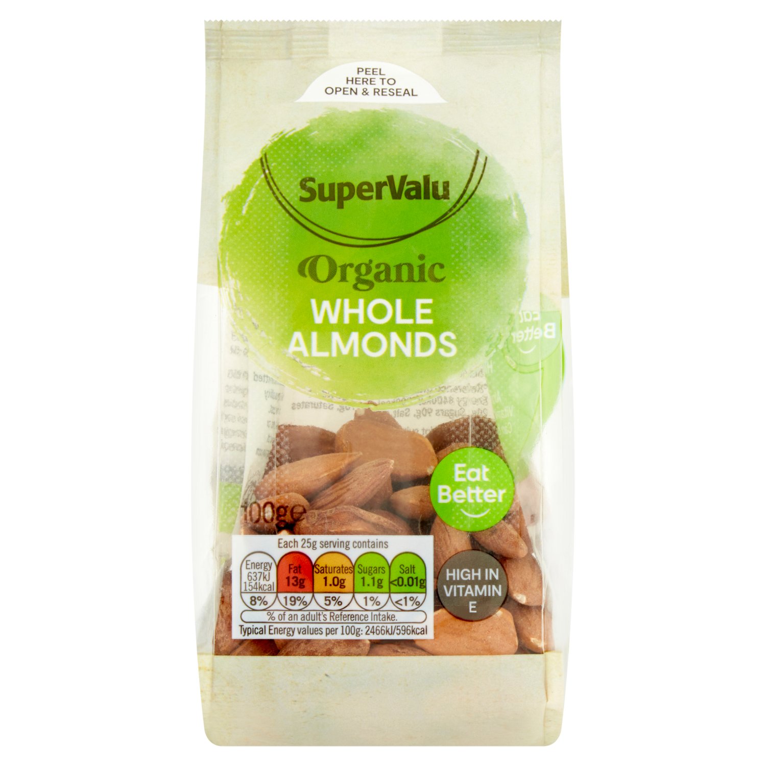 SuperValu Organic Almonds (100 g)