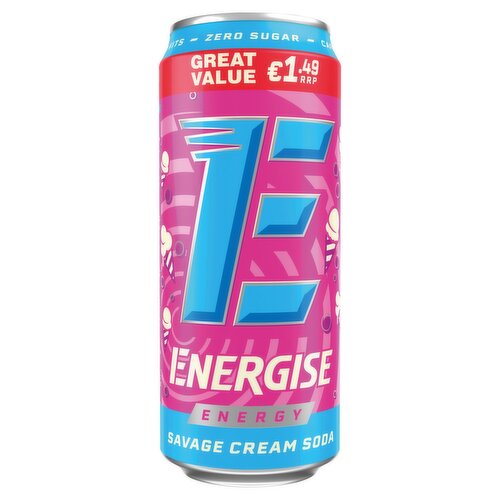 Energise Energy Cream Soda (500 ml)