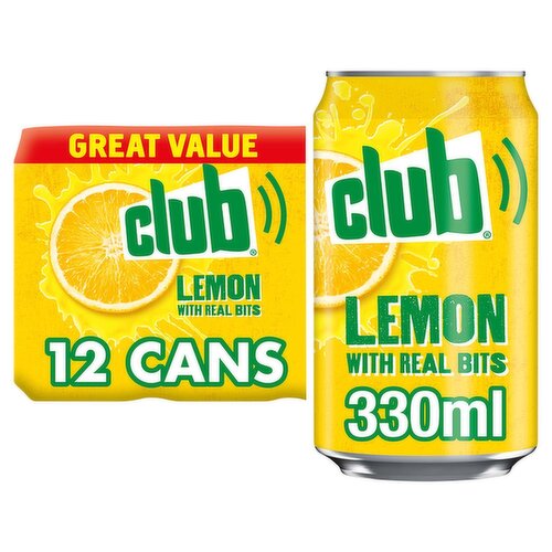 Club Lemon Can 12 Pack (330 ml)