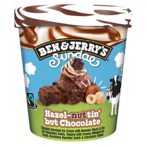 Ben & Jerry's Sundae Hazel-Nuttin But Chocolate (427 ml)