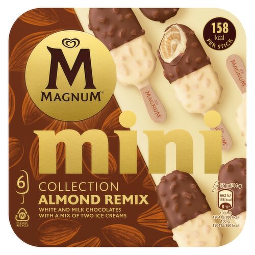 Magnum Mini Remix Almond 6x55ml (330 ml)