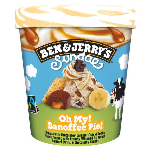 Ben and Jerrys Sundae Oh My! Banoffee Pie! (427 ml)