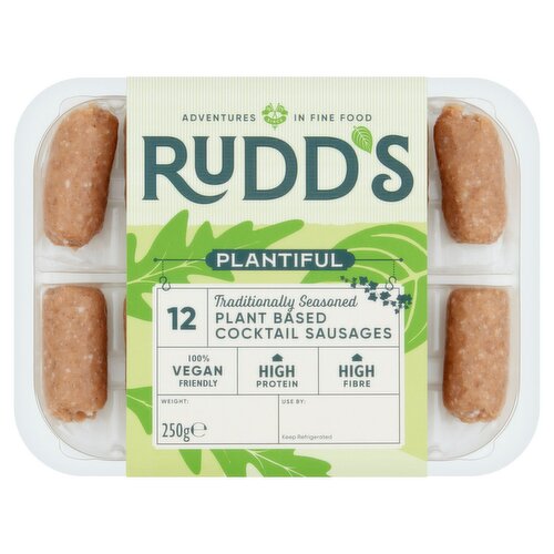 Rudds Plant Based Cocktail Sausages (250 g)