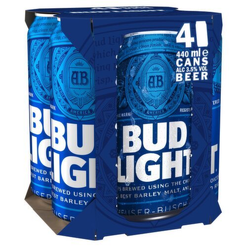 Bud Light Can 4 Pack (440 ml) Storefront EN