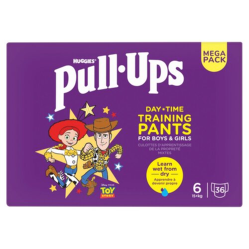 Huggies PullUps Day Time Nappy Pants Boy Size 6 Mega Pack (36 Piece)