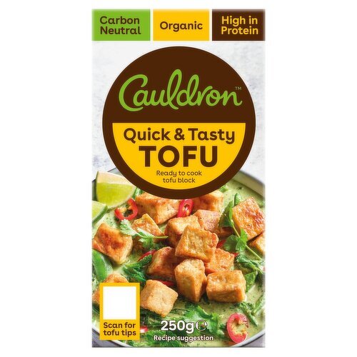 Cauldron Quick & Tasty Pressed Tofu Block (250 g)