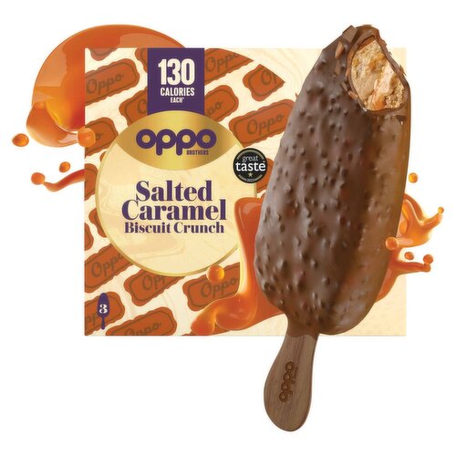 Oppo Salted Caramel Sticks Ice Cream (240 ml)