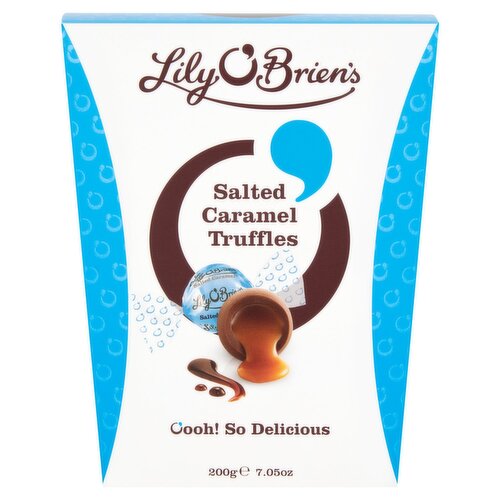 Lily O'Brien's Salted Caramel Truffles Carton (200 g) Storefront EN