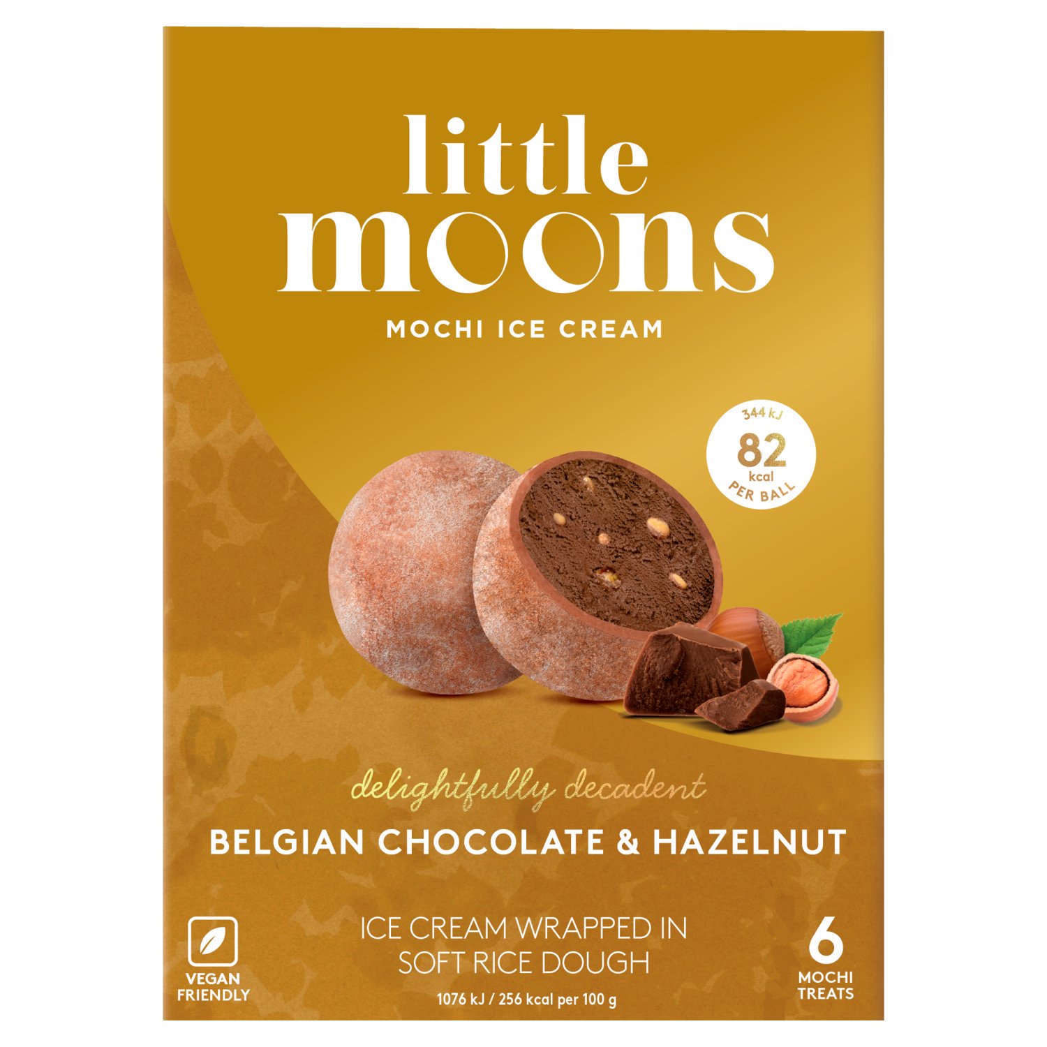 Vegan Chocolate Hazelnut Ice Cream Mochi (192 g)