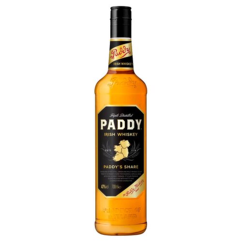 Paddys Share Irish Whiskey 47% (70 cl)