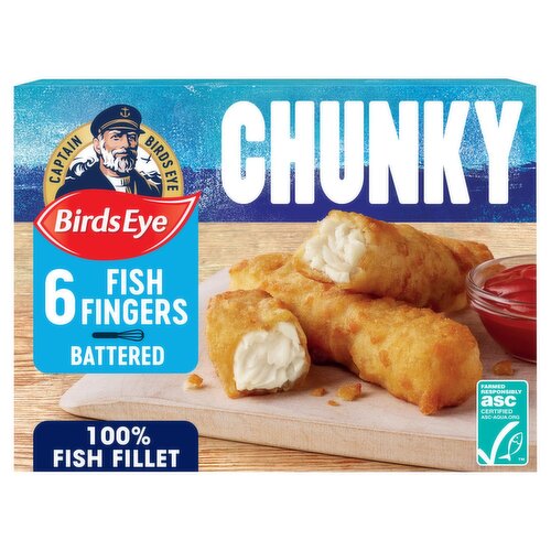 Birdseye 6 Chunky Fish Finger In Batter (360 g) - Storefront EN